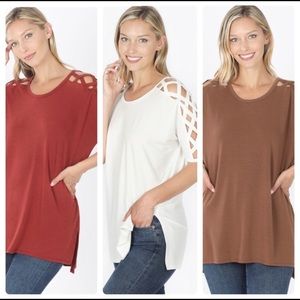 🆕‼️Cold Shoulder Tops